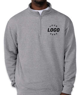 Port & Company Core Quarter Zip Sweatshirt - Embroidered