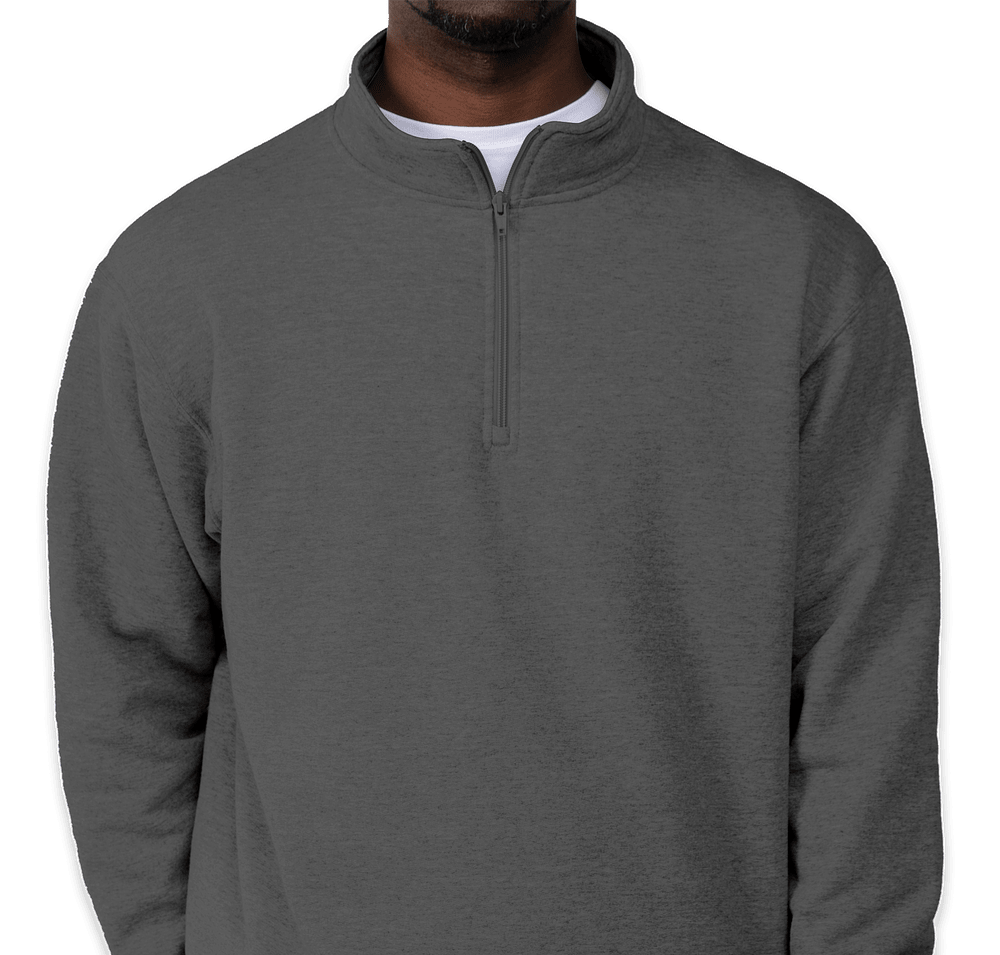 Port & Company Core Quarter Zip Sweatshirt - Embroidered-default