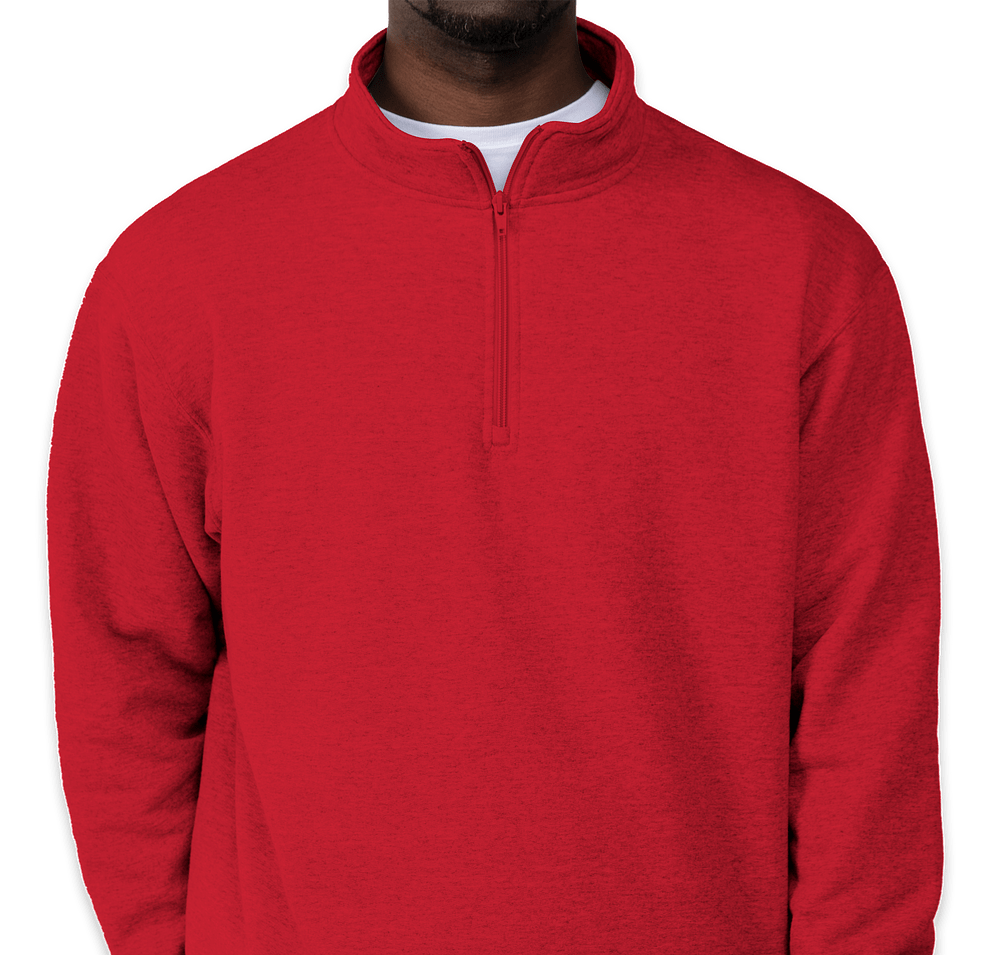 Port & Company Core Quarter Zip Sweatshirt - Embroidered-default