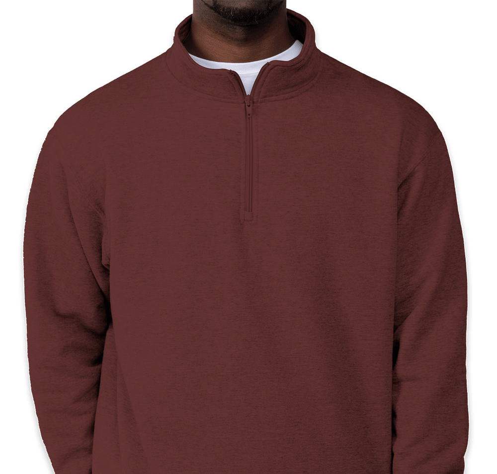 Port & Company Core Quarter Zip Sweatshirt - Embroidered-default