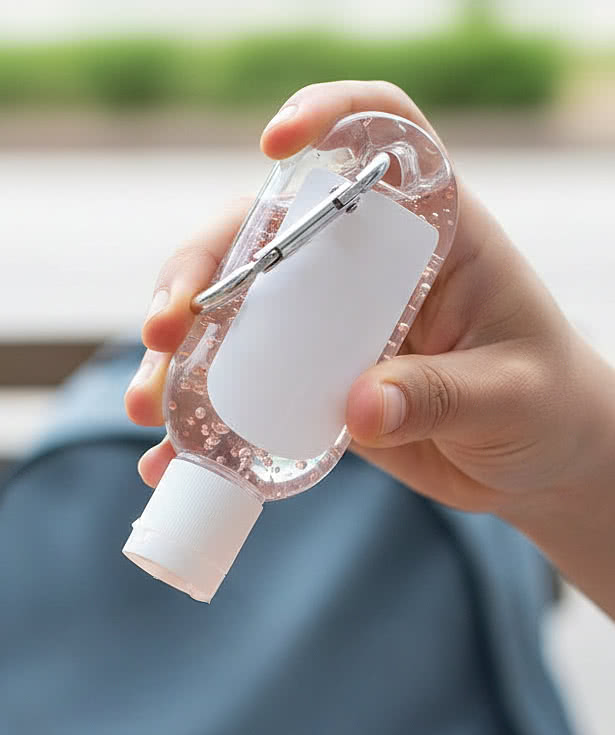 Full Color Clip-It 1 oz. Moisture Bead Hand Sanitizer