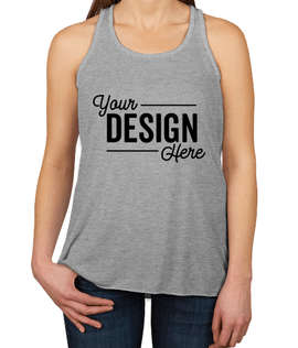 Canada - Bella + Canvas Women's Flowy Racerback Tank - Color: Athletic Heather