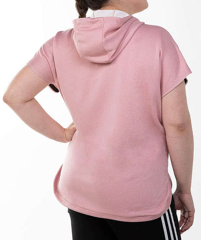 New Era Women's Performance Terry Short Sleeve Hoodie 