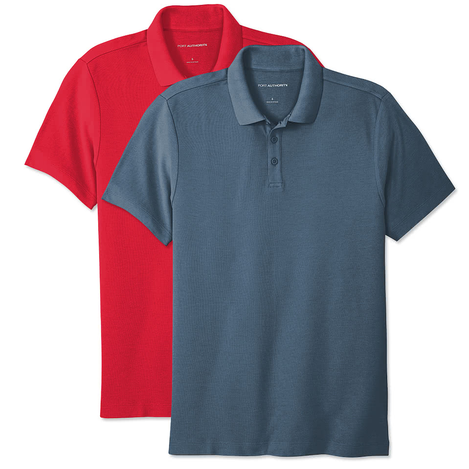 Port Authority SuperPro React Polo - Printed