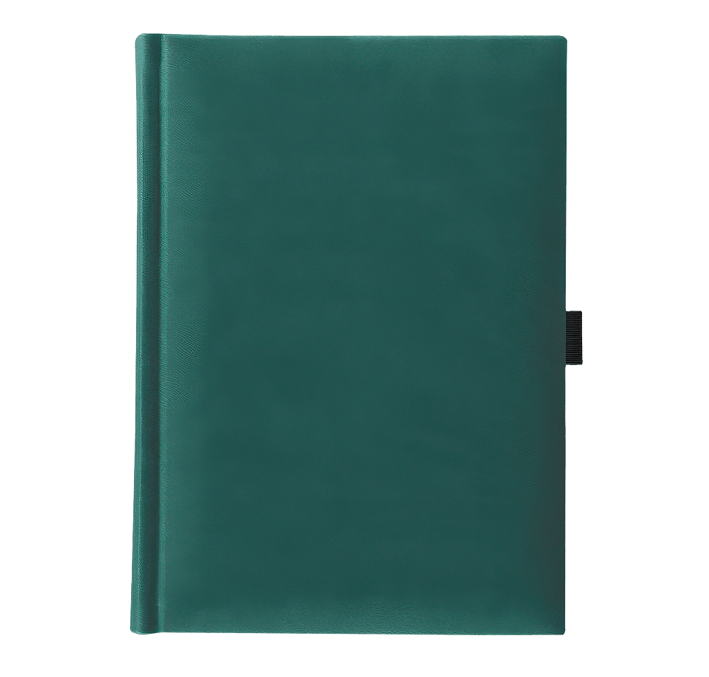 Castelli Debossed Tucson Grande Lined Hard Cover Notebook with Pen Loop-default