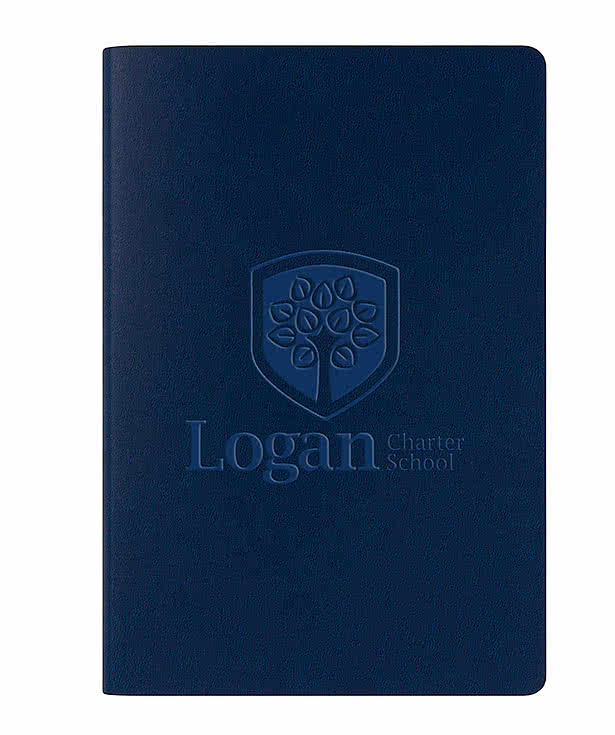 Debossed Flex Recycled Soft Cover Paper Notebook