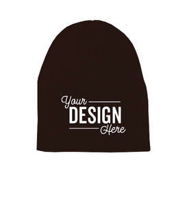 Yupoong Solid Beanie - Color: Brown