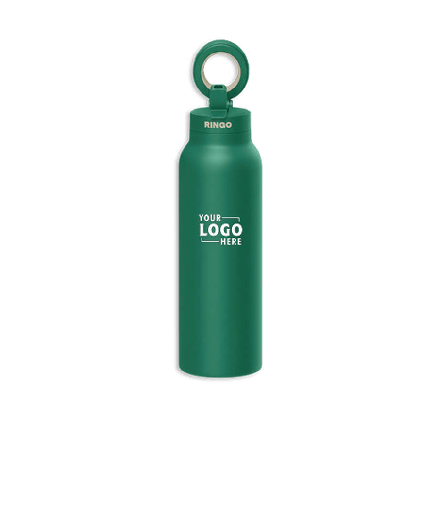24 oz. RINGO Pro Water Bottle with MagSafe Booster Ring in Green