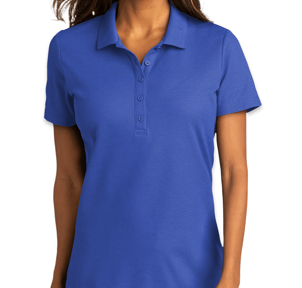 Women's custom polo shirts for golf tournament