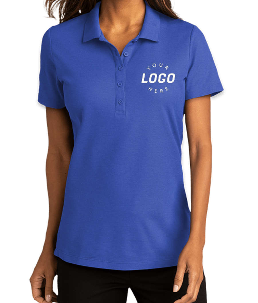 Port Authority Women's SuperPro React Polo - Printed in True Royal