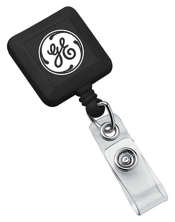 Square Retractable Badge Holder