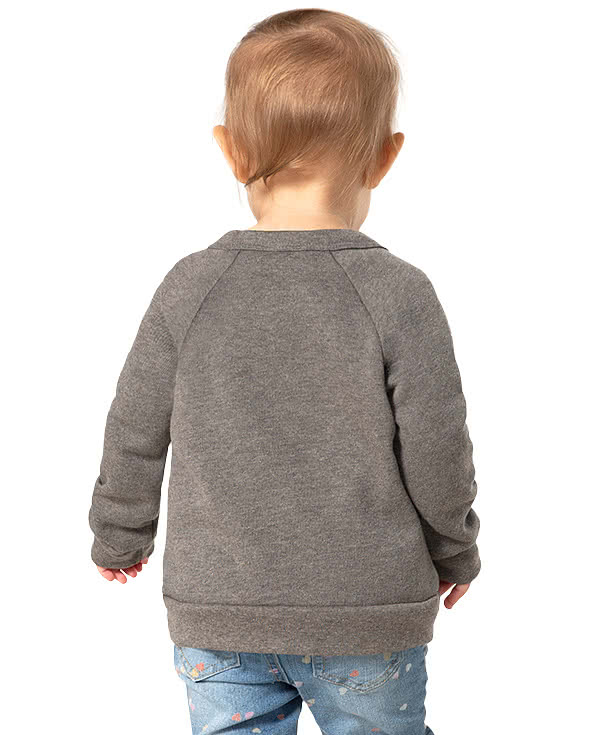 Bella + Canvas Toddler Sponge Fleece Crewneck Sweatshirt