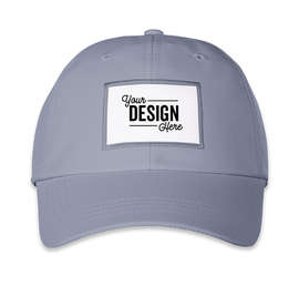 Ahead Jordan Performance Baseball Hat with White Rectangle Patch - Color: Carbon