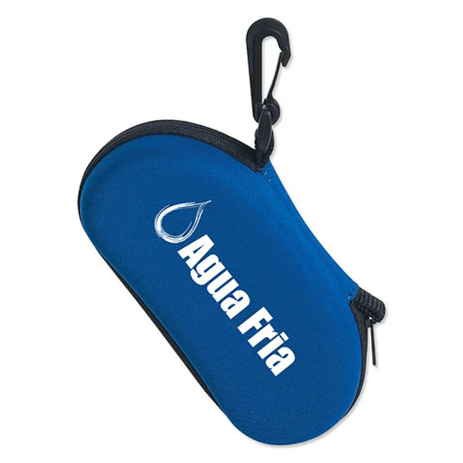 Sunglass Case with Clip in Black
