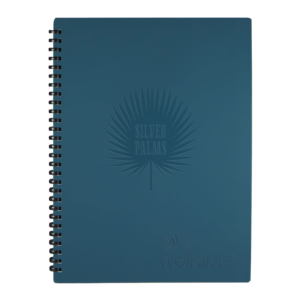 Debossed Wellable Plan Well Undated Spiral Planner