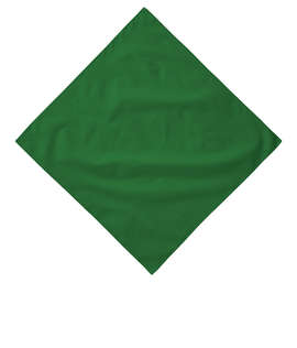 Augusta 100% Cotton Solid Bandana (Corner Design) - Color: Dark Green