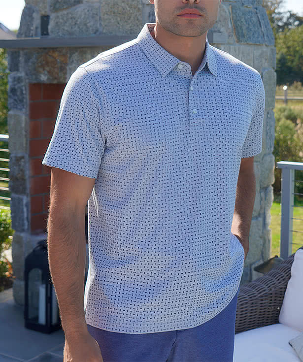 Vansport Arrowhead UPF 50 Recycled Performance Polo