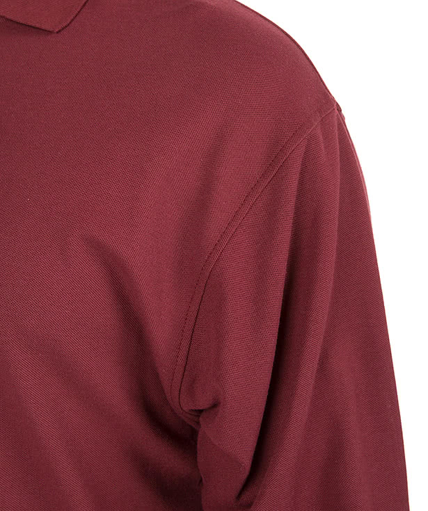 Port Authority Silk Touch Long Sleeve Polo - Printed