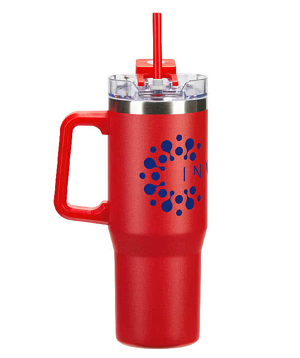 30 oz. Maestro Stainless Steel Insulated Tumbler with Straw