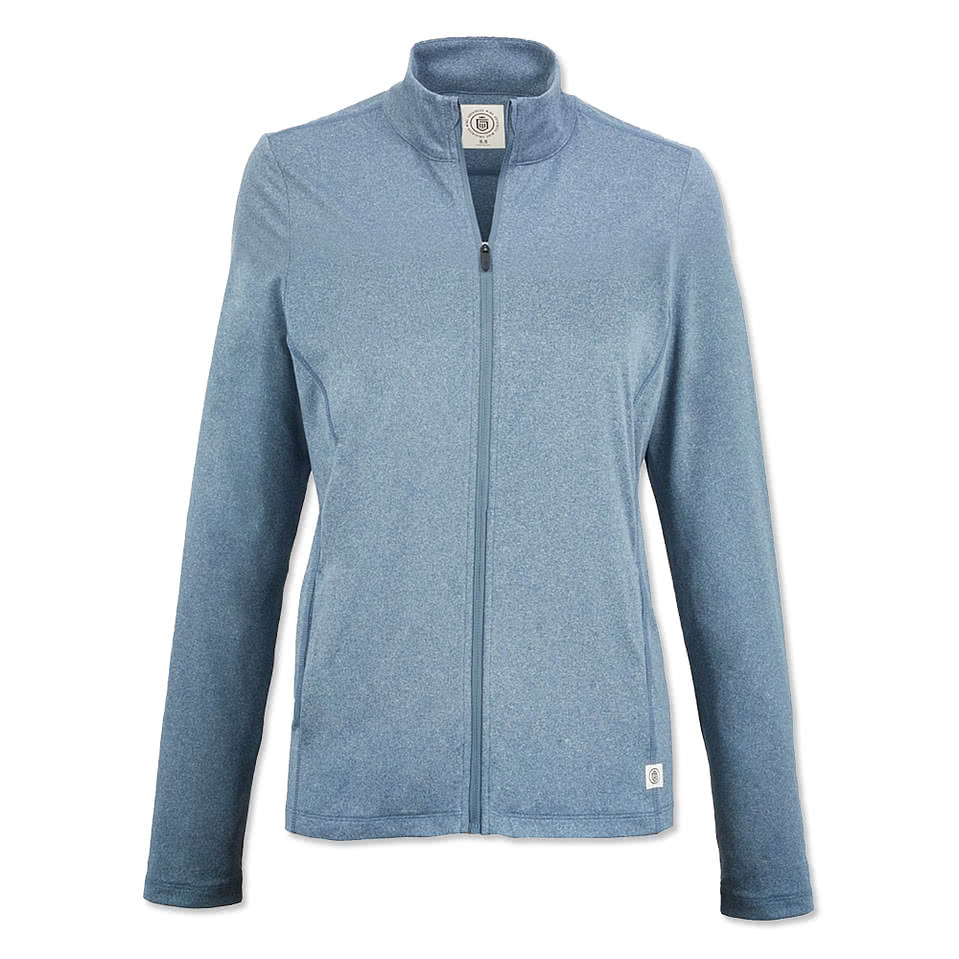 Greatness Wins Women's Core Tech Recycled Full Zip Sweatshirt