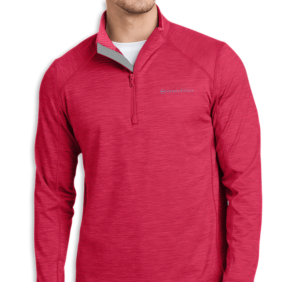 Vineyard Vines Sankaty Logo Quarter Zip Sweatshirt - Embroidered-default
