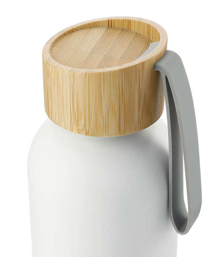 22 oz. Ryze Aluminum Sports Water Bottle with Bamboo Lid