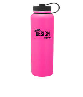 40 oz. h2go Venture Copper Vacuum Insulated Water Bottle - Color: Bubble Gum