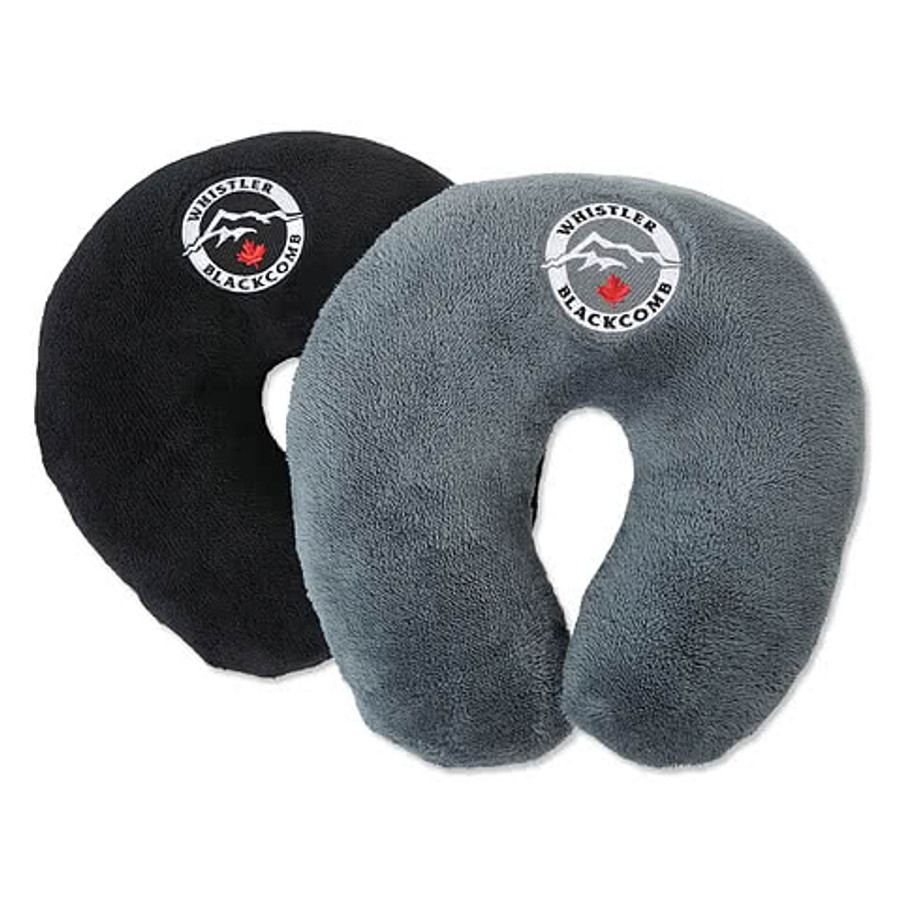 Kanata Soft Touch Velura Travel Pillow in Flint Gray