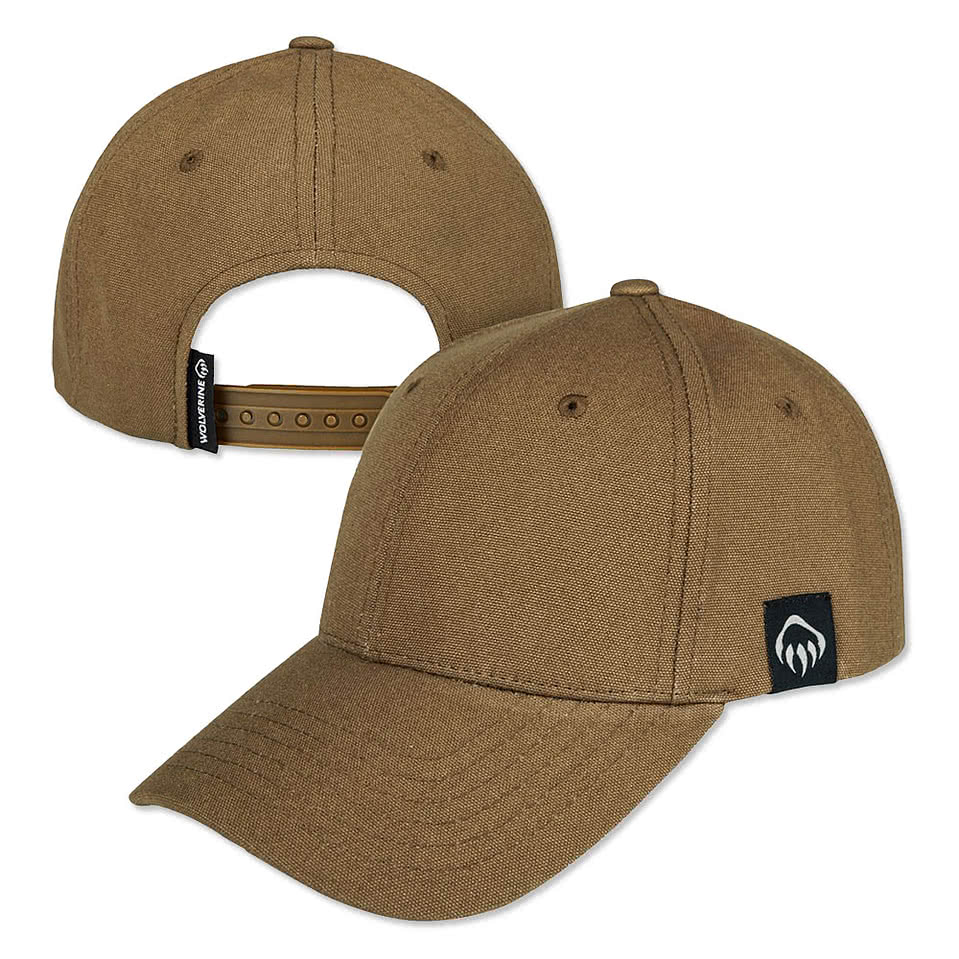 Wolverine Grey Claw Label Snapback Baseball Hat