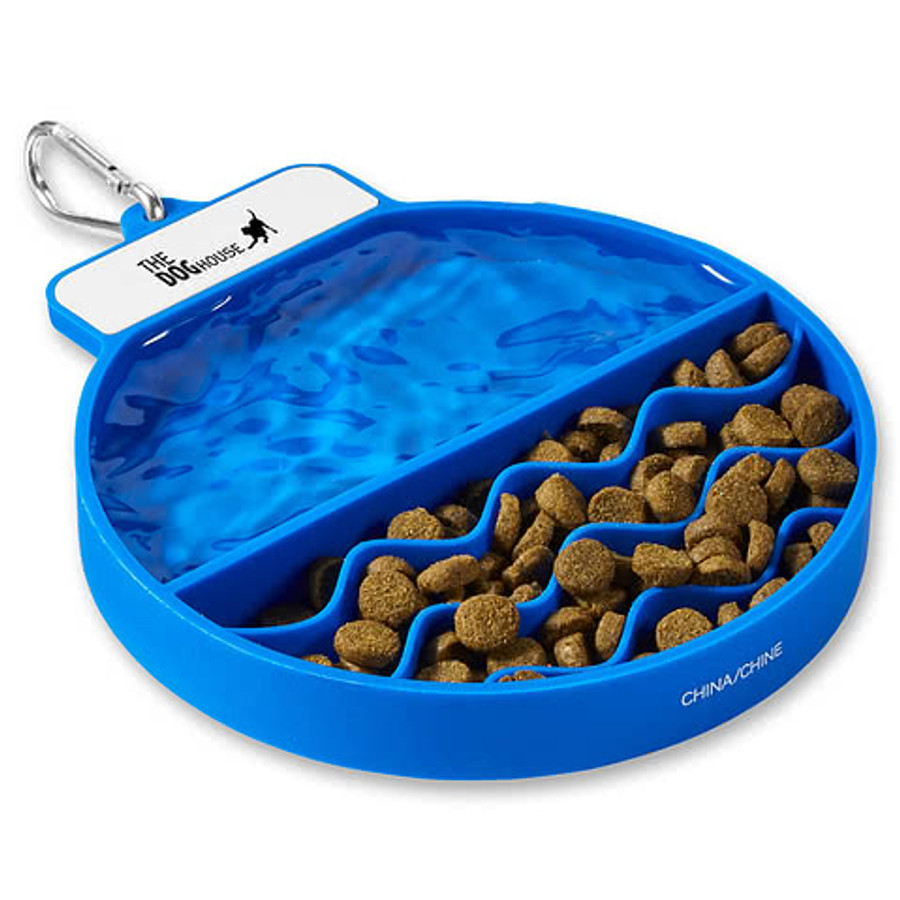 Travel Pet Feeder Suction Mat in White