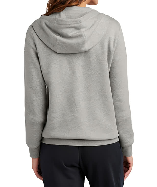 Nike Women's Club Fleece Sleeve Swoosh Zip Hoodie