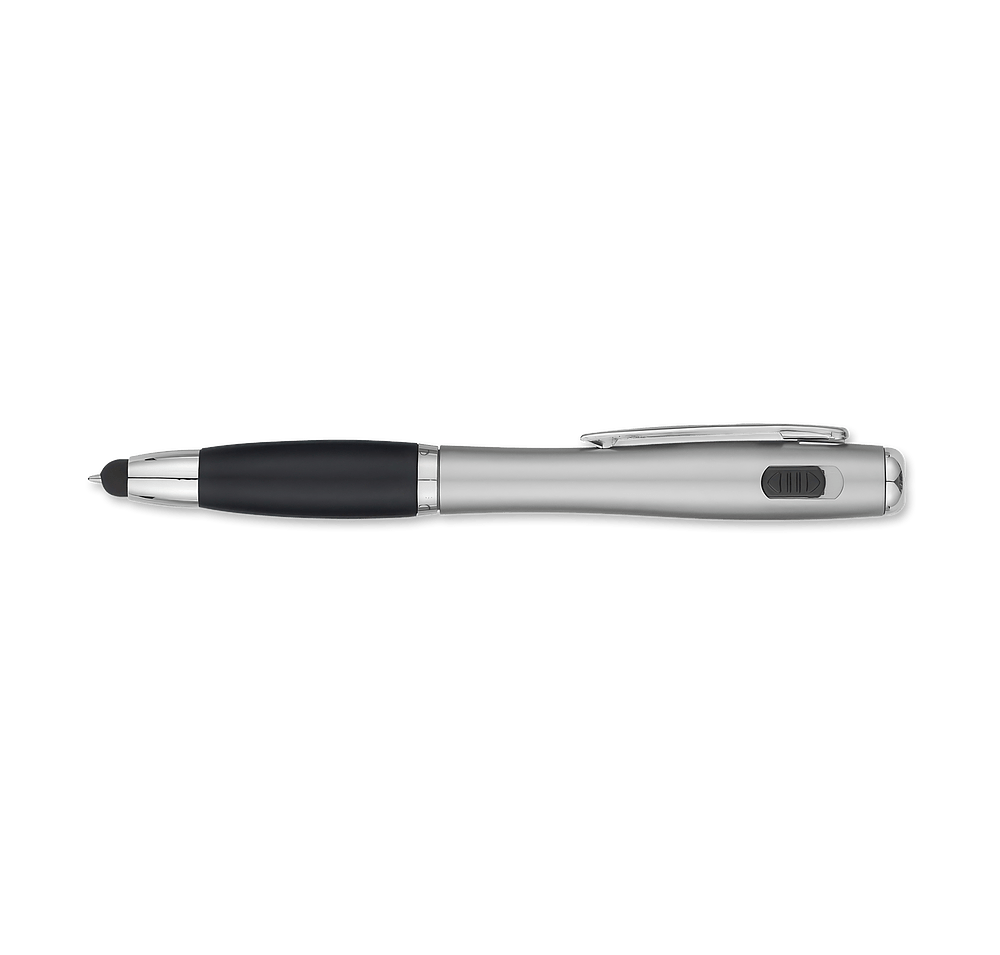 Trio LED Light Stylus Pen (black ink)-default
