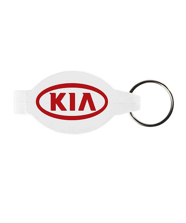 Elliptical Stainless Steel Beverage Wrench Keychain
