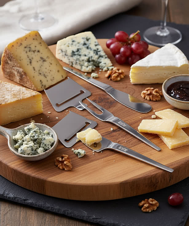 Swissmar Slim-Line 4 Piece Cheese Knife Set
