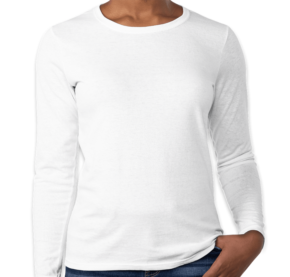Gildan Women's 100% Cotton Long Sleeve T-shirt-default