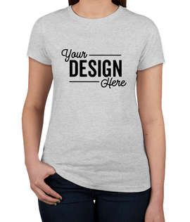 Next Level Women's Slim Fit Tri-Blend T-shirt - Color: Heather White