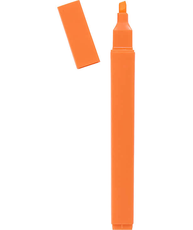 4-Piece Square Recycled Highlighter Set