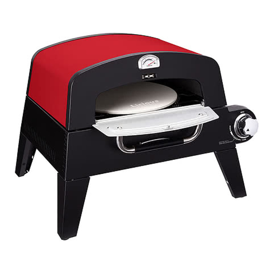 Laser Engraved Cuisinart Outdoors Pizza Oven in Black-Red