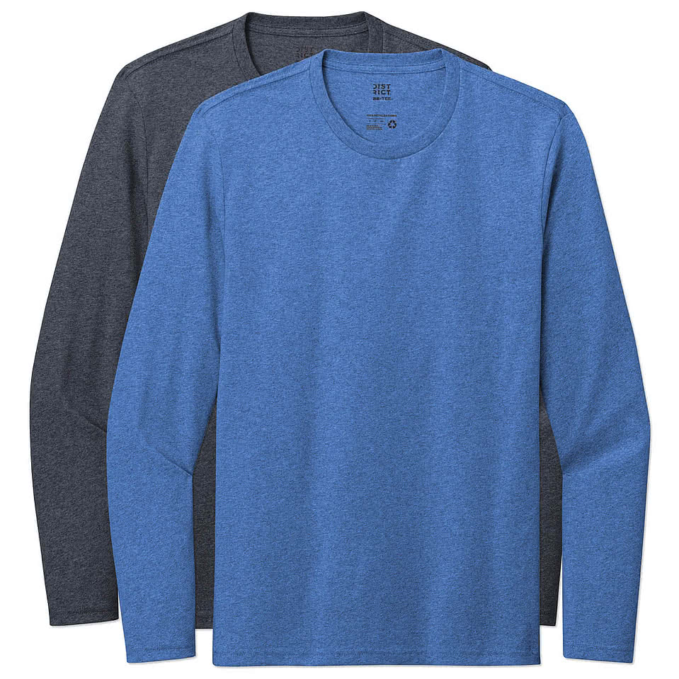 District Re‑Tee Long Sleeve T‑shirt - Embroidered