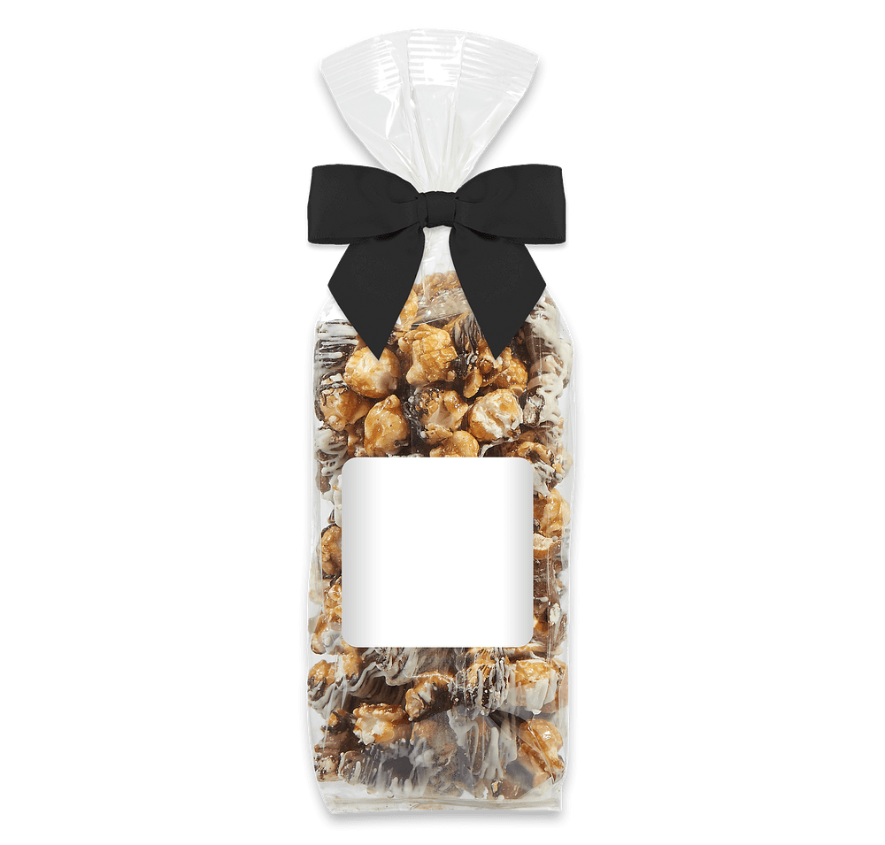 Full Color Chocolate Pretzel Gourmet Popcorn Gift Bag-default