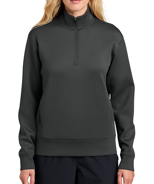 Sport-Tek Women's Pro Perform Double Knit Performance Quarter Zip Sweatshirt 