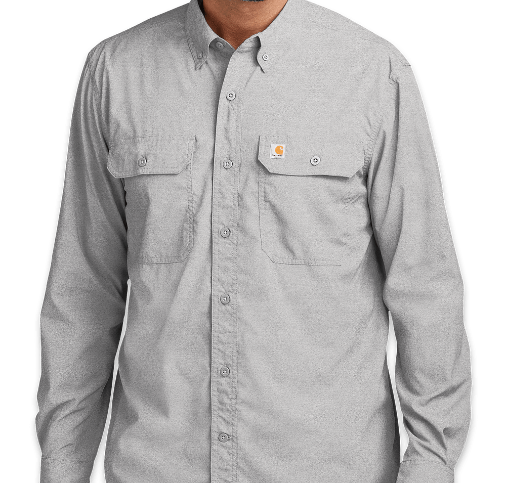 Carhartt Force Solid Long Sleeve Work Shirt - Printed-default
