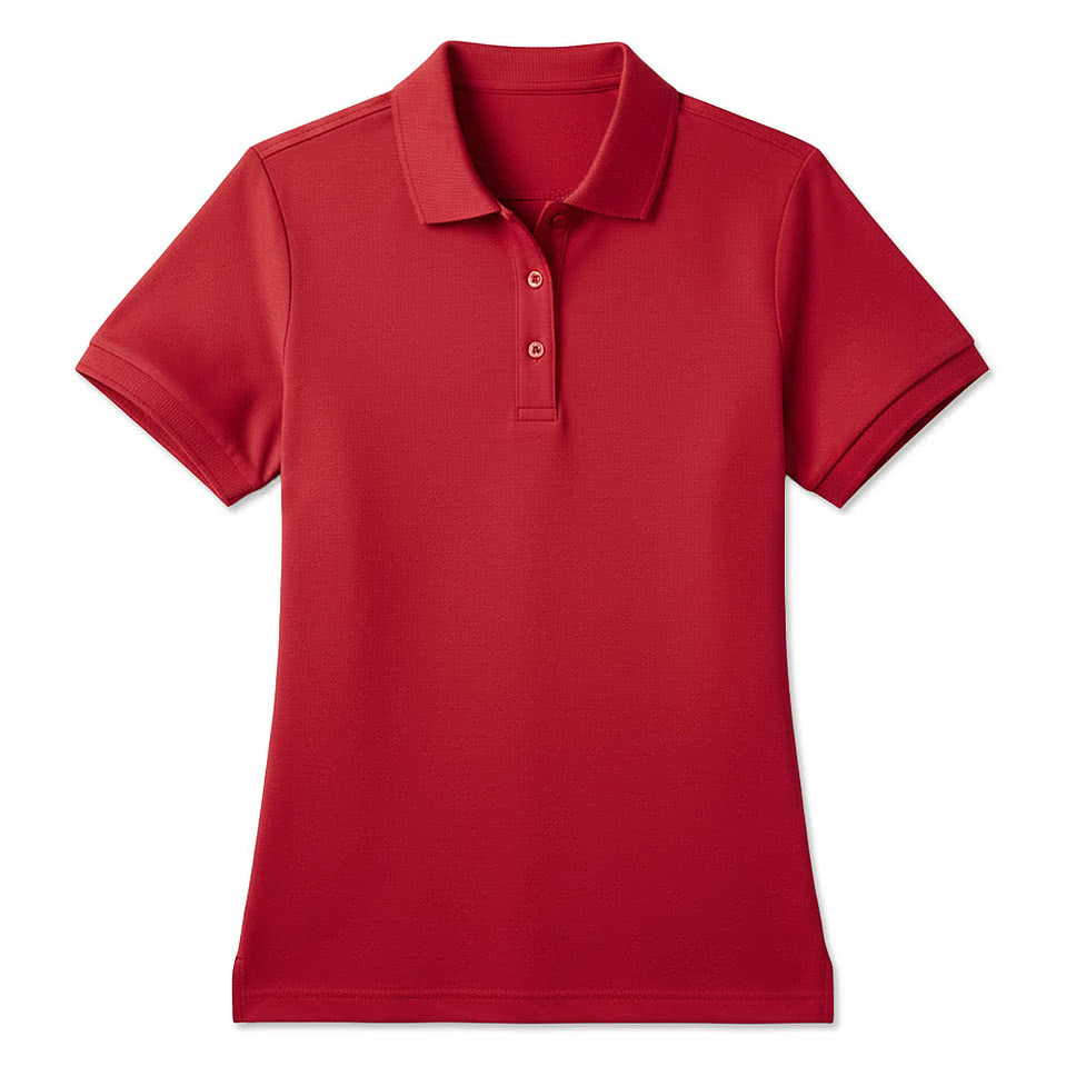 Blue Generation Women's Lightweight Pique Polo - Embroidered