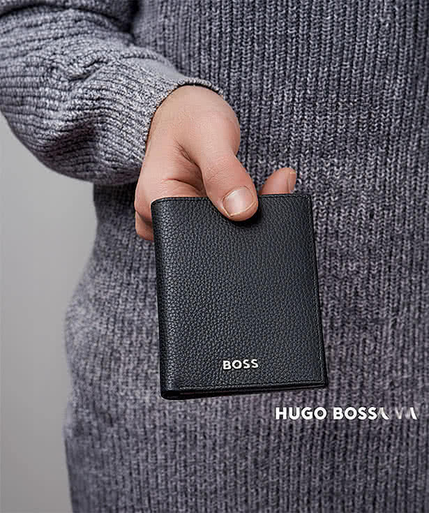 Hugo Boss Classic Grained Folding Wallet