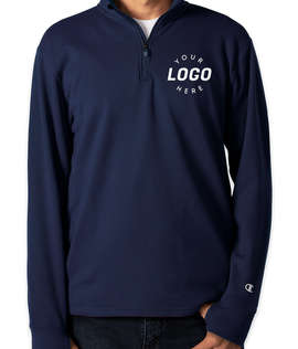 Champion Sport Recycled Quarter Zip Shirt - Color: Athletic Navy