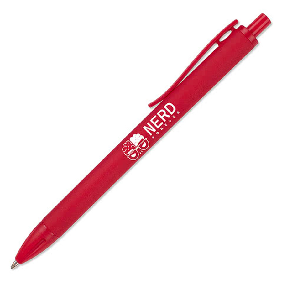 Full Color Ecopal Ballpoint Pen (black ink) in White