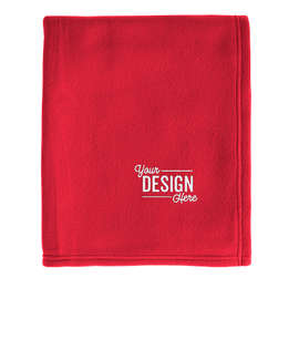 Port Authority Core Fleece Blanket - Color: Rich Red