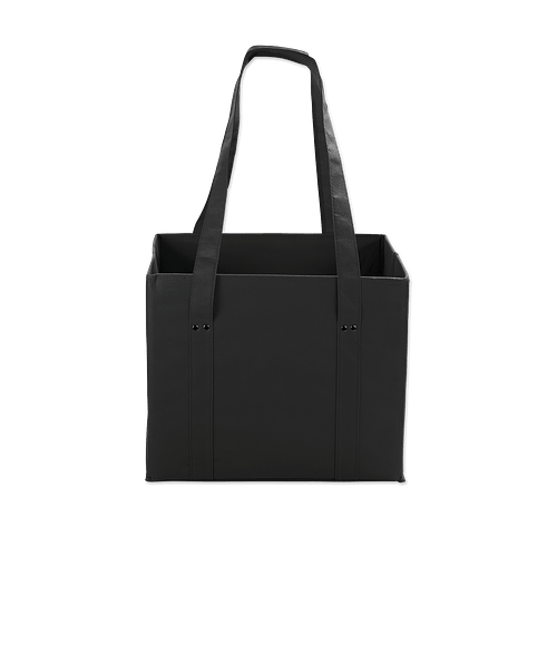 Medium Collapsible Storage Cube Tote Bag in Black