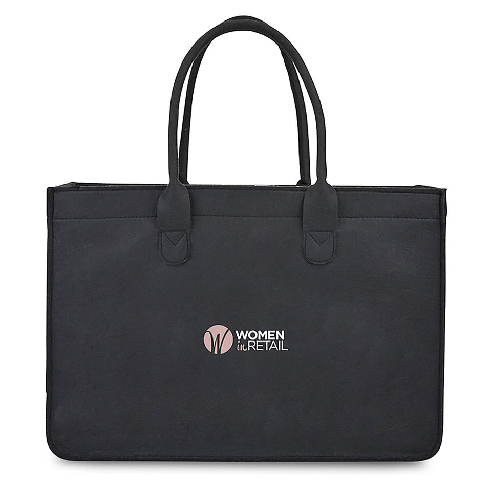 Out of The Woods Felt Shopper Tote Bag