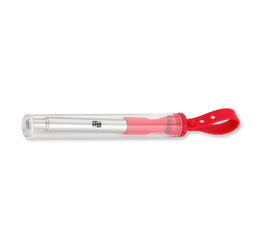 Sip 'N Slide Telescoping Straw with Cleaning Brush in Red
